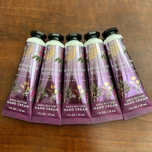 BBW 5pc Winterberry Wonder Hand Creams